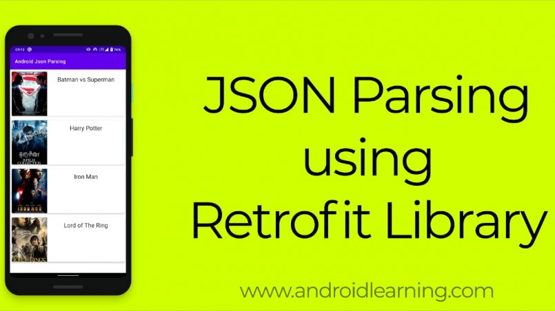 Json Parsing using Retrofit